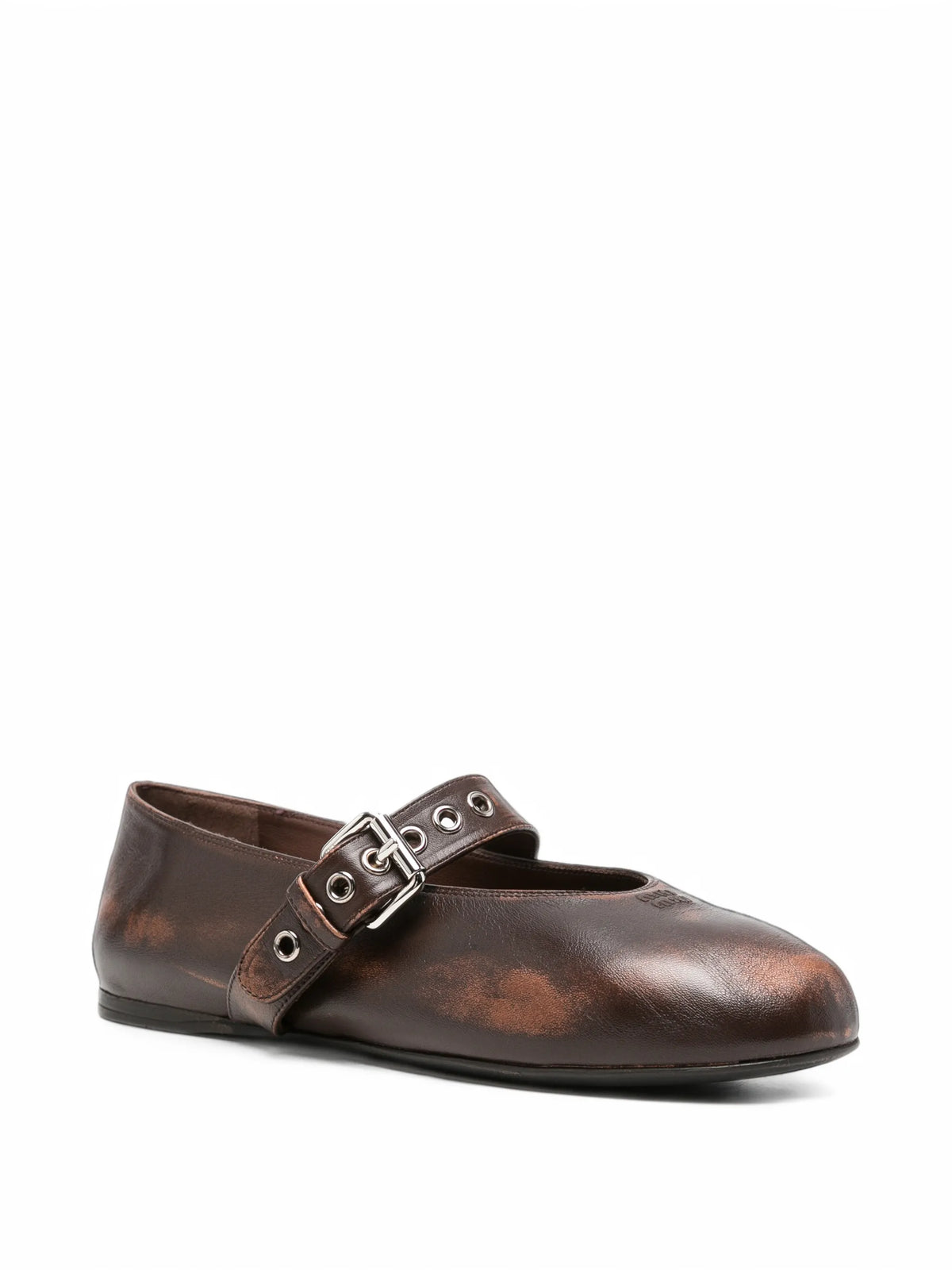 Miu Miu - Buckle-strap Ballet Flats