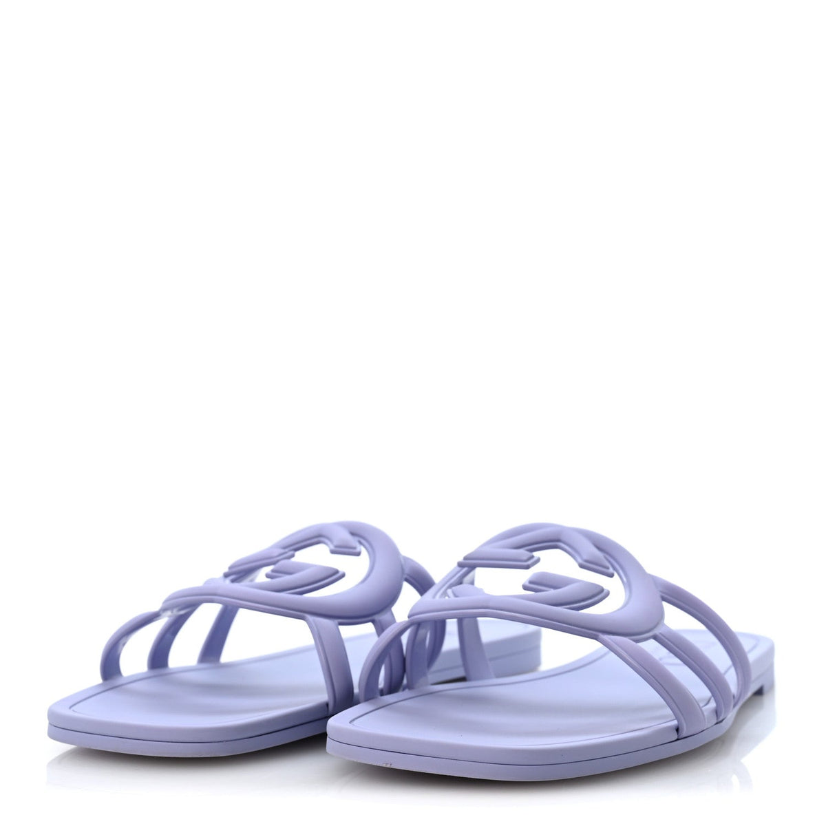 Gucci - Rubber Interlocking G Slide Sandals