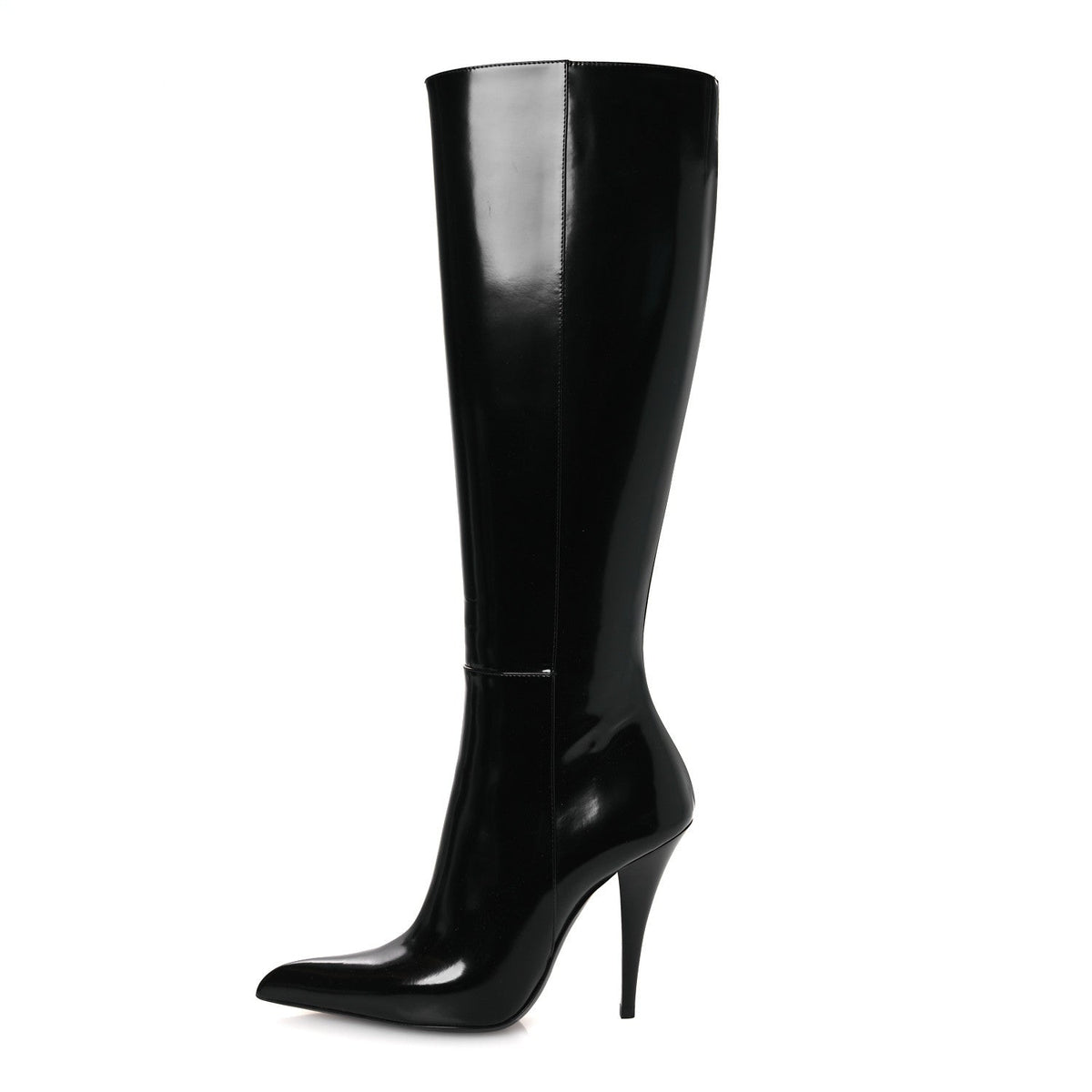 Saint Laurent - Vitello Marilyn Raven 110 Buba Knee High Boots