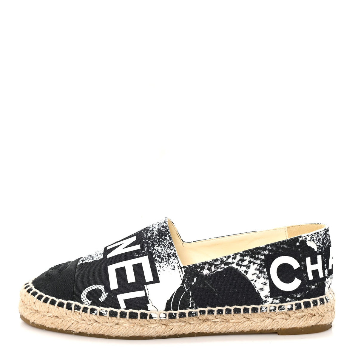Chanel - Printed Canvas Grosgrain 31 Rue Cambon Espadrilles