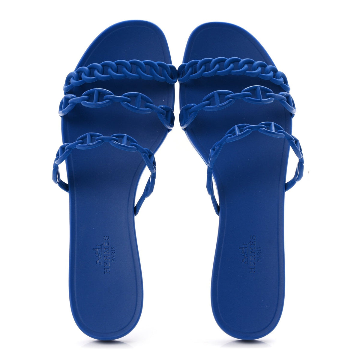 Hermès - Rubber Chaine D’Ancre Rivage Sandals
