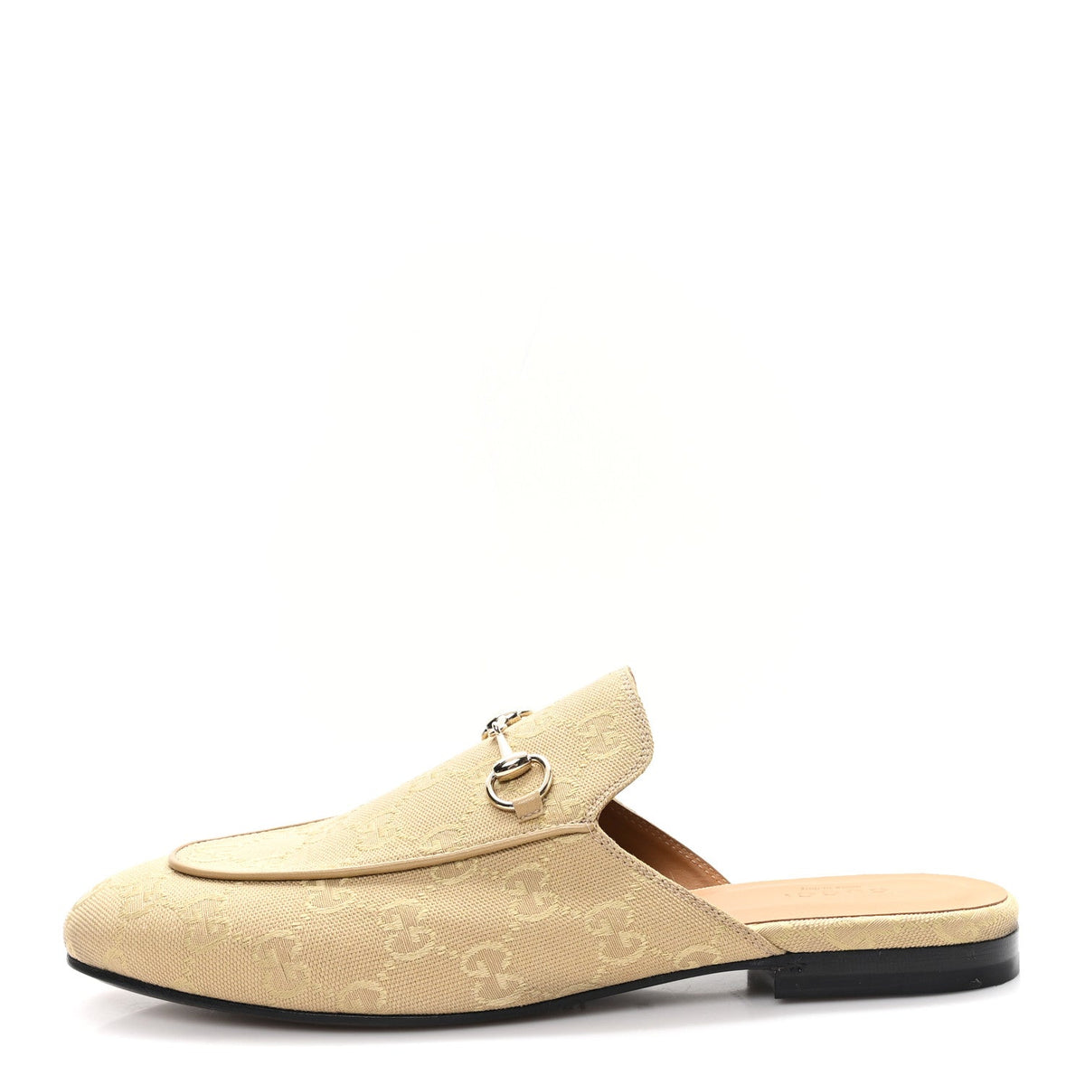 Gucci - Canvas GG Monogram Princetown Slippers