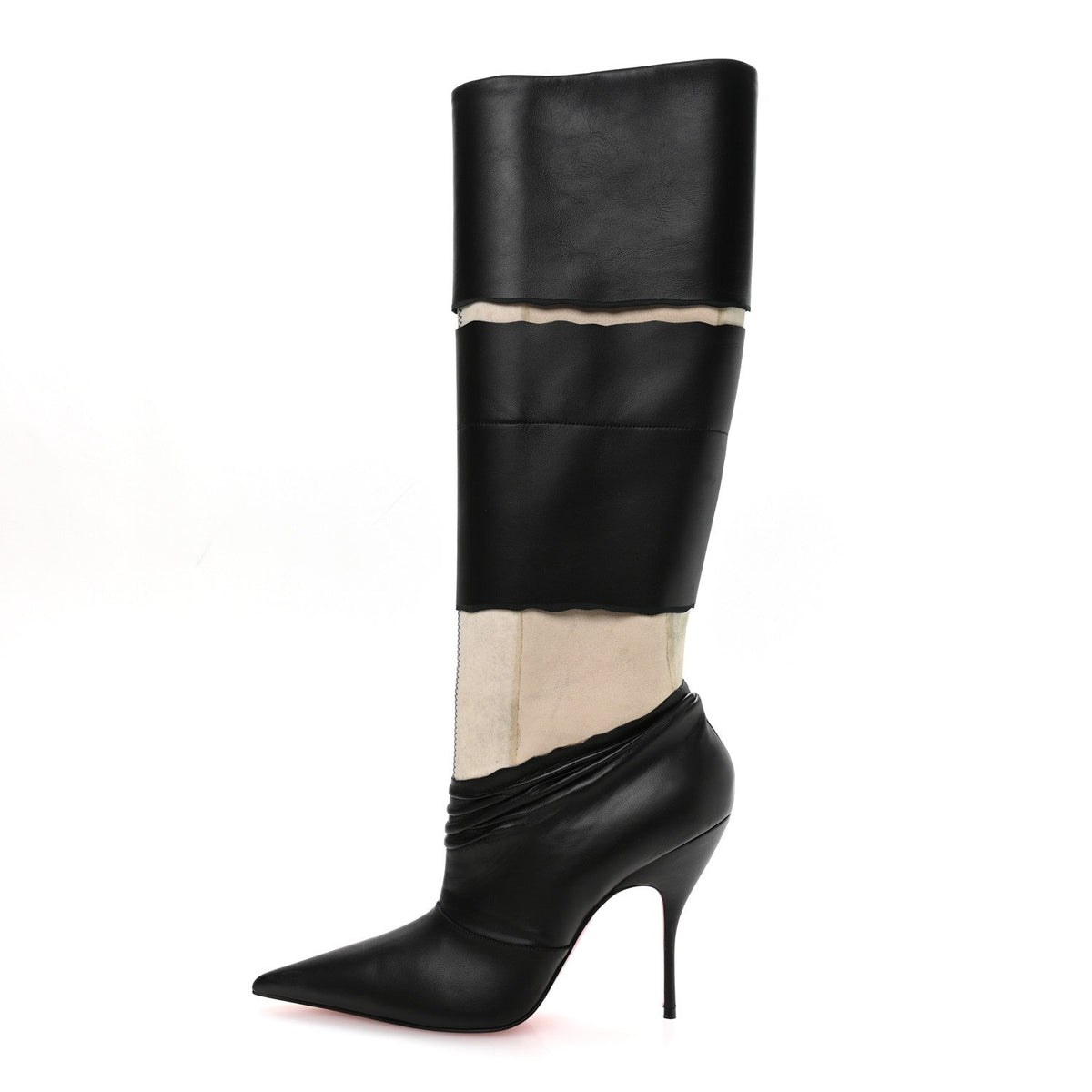 Christian Louboutin - X MAISON MARGIELA Nappa Calfskin Xrismarteen 100 Knee High Boots
