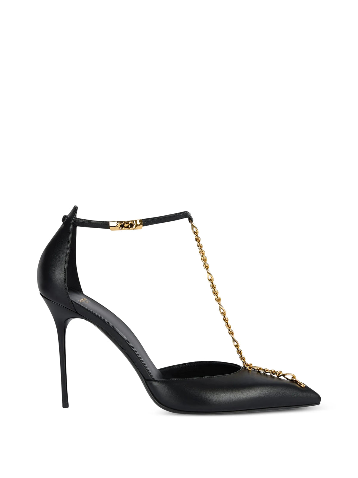 Balmain - Smooth Leather Courts With Chain