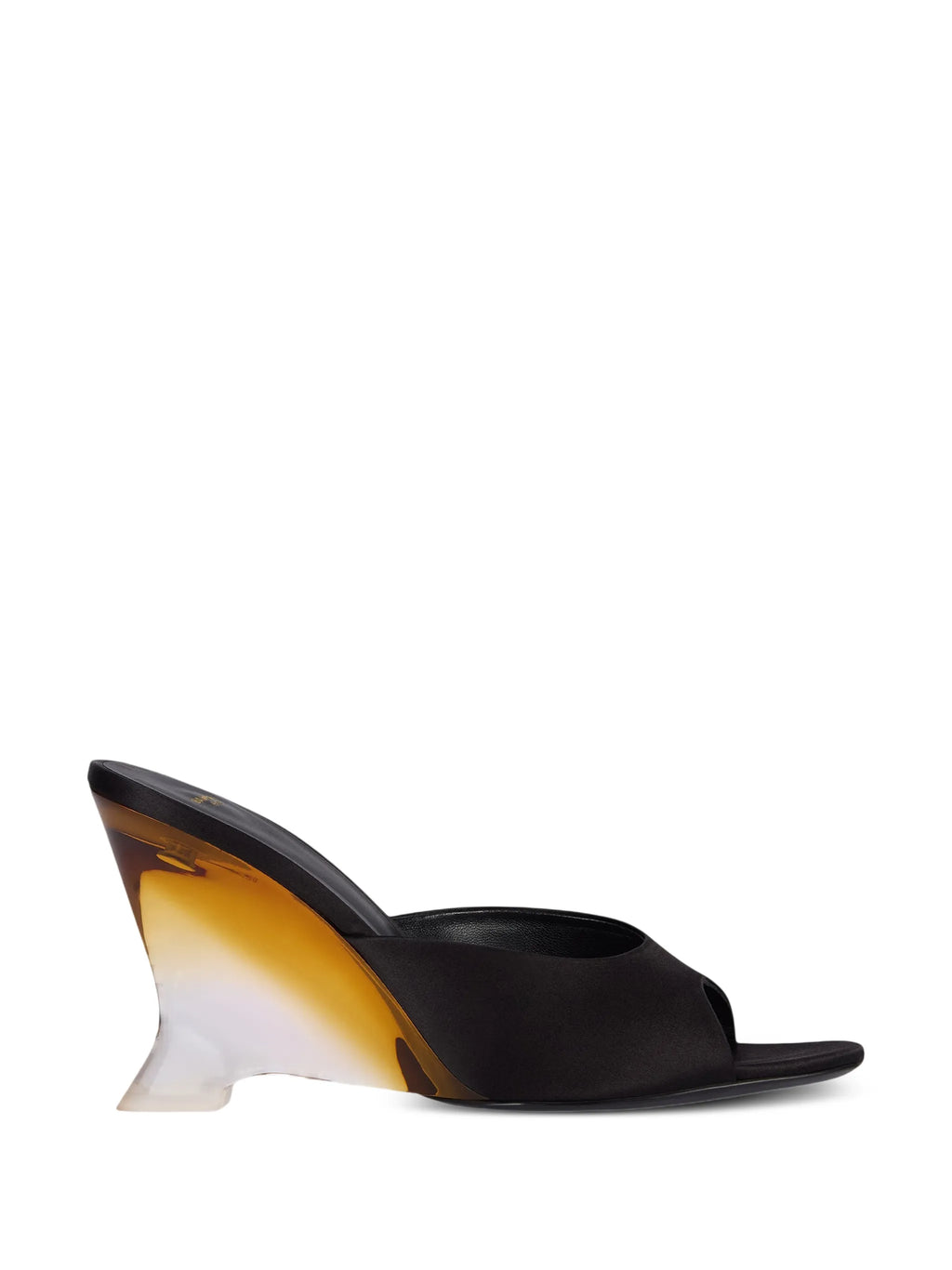 Balmain - Satin Wedge Mules