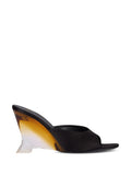 Balmain - Satin Wedge Mules