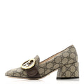 Gucci - GG Supreme Monogram Malaga Kid Blondie Pumps