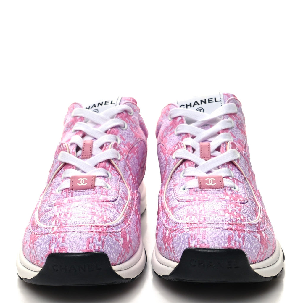 Chanel - Tweed CC Sneakers
