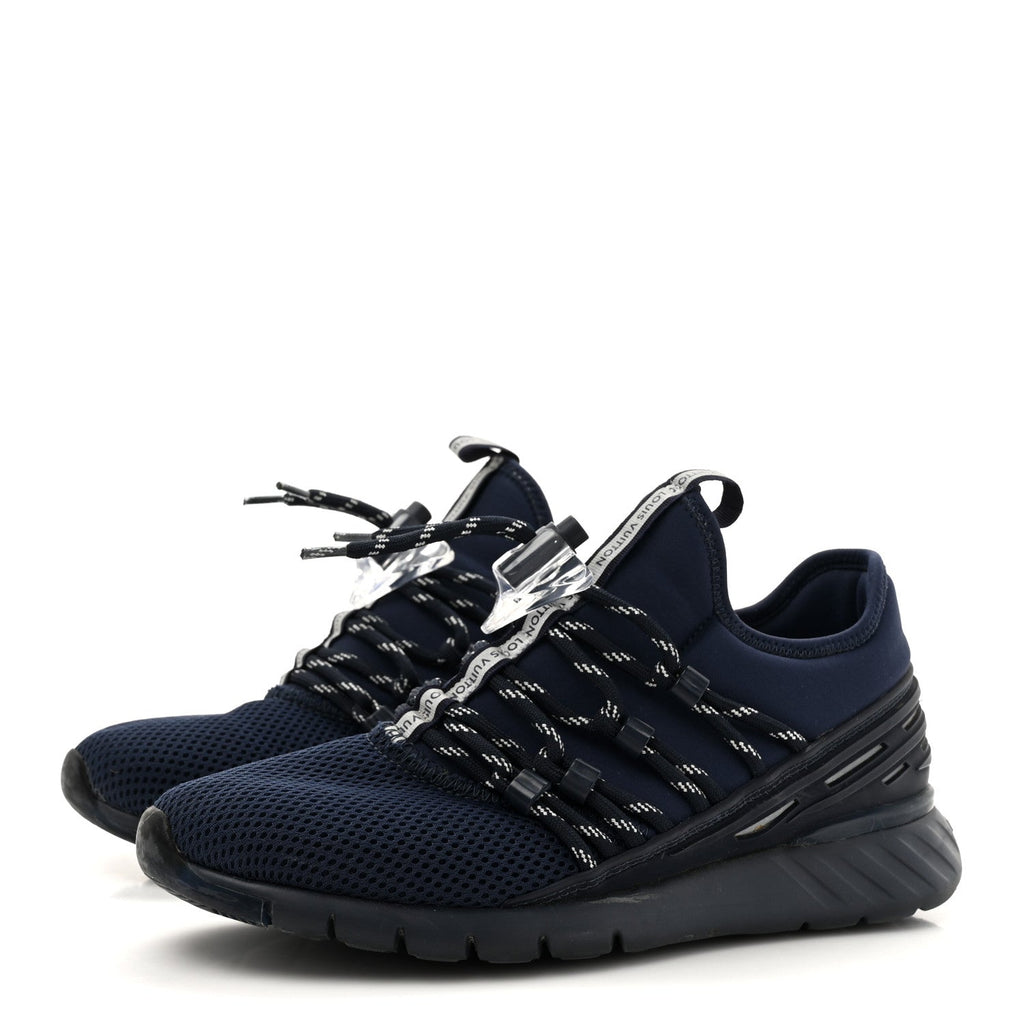 Louis Vuitton - Neoprene Mesh Rubber Fastlane Low Sneakers