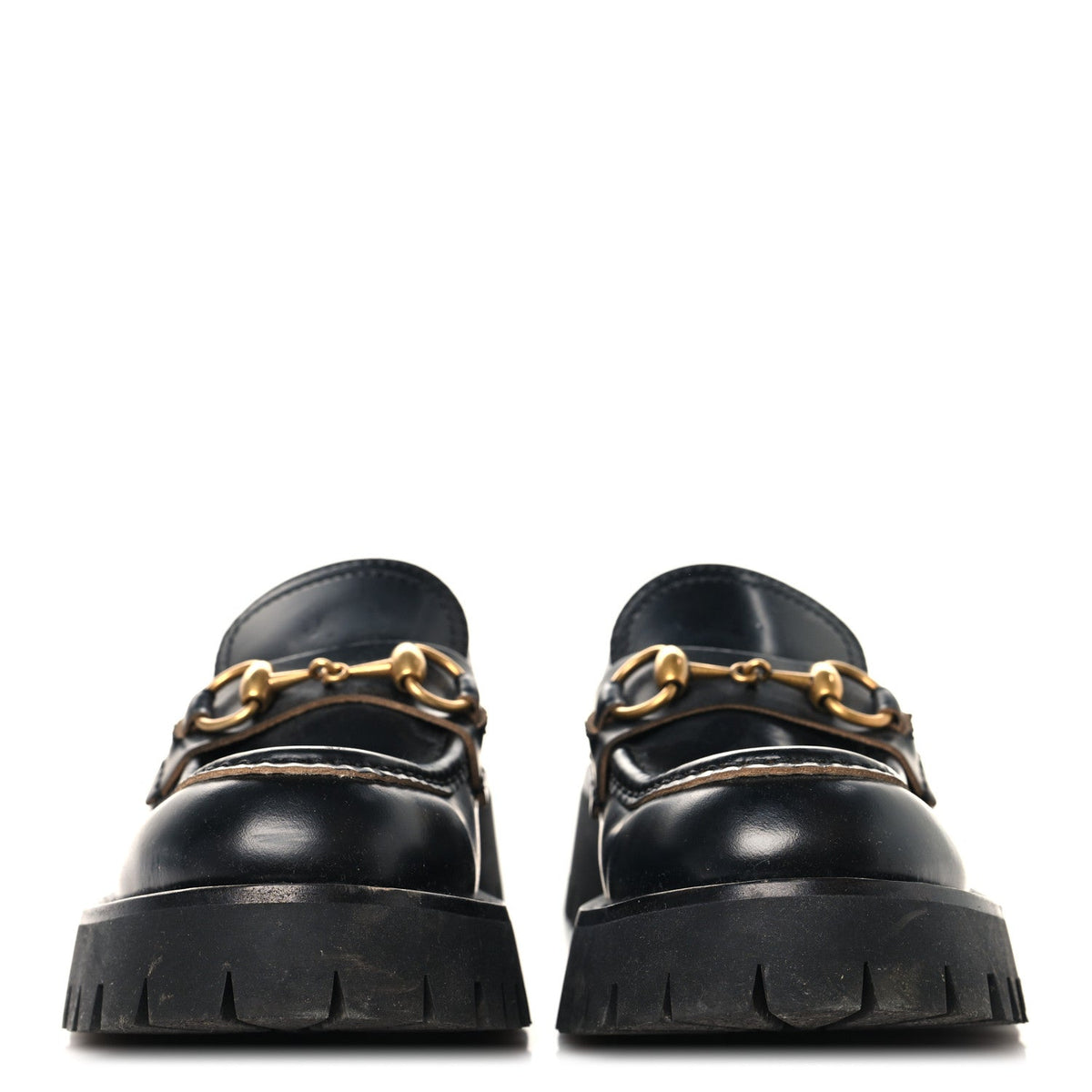 Gucci - Cordovan Lux Harald Horsebit 25mm Platform Loafers