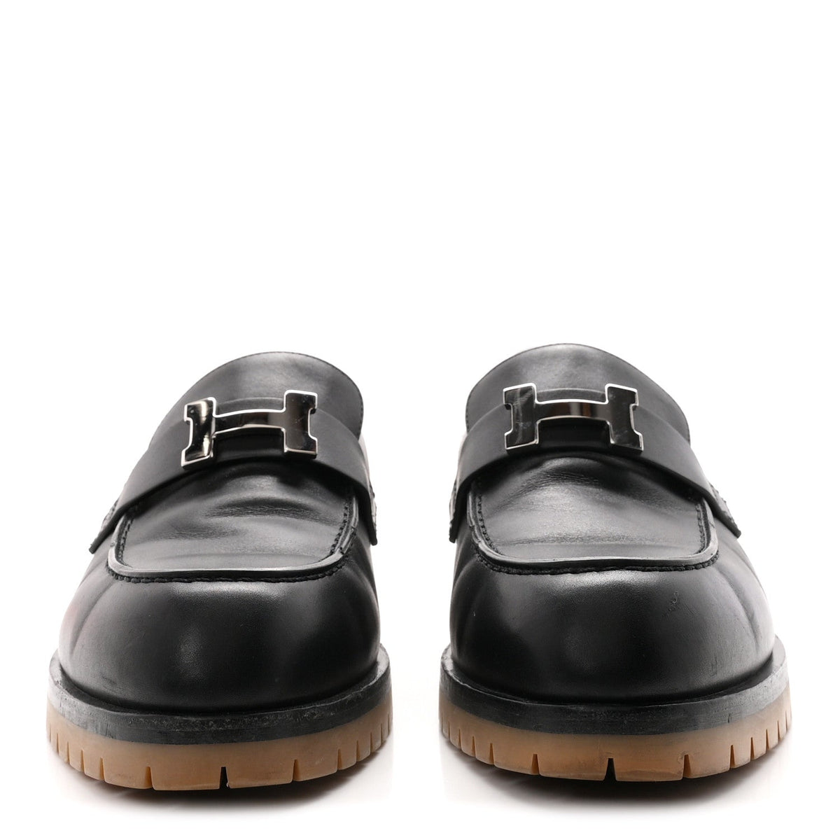 Hermès - Calfskin Faubourg Loafers
