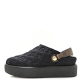 Louis Vuitton - Nylon Embossed Monogram Aspen Platform Clog Mules