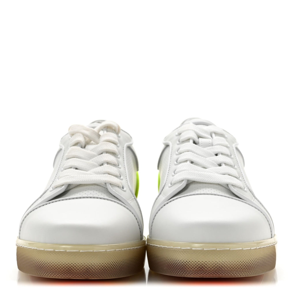 Christian Louboutin - Calfskin Perforated Nappa Fun Vieira Orlato Flat Sneakers