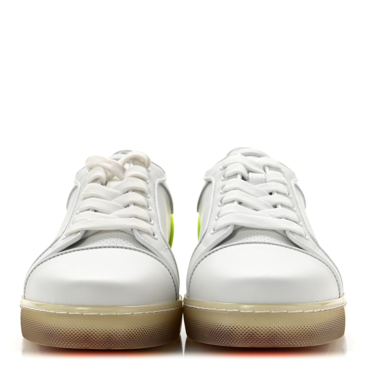 Christian Louboutin - Calfskin Perforated Nappa Fun Vieira Orlato Flat Sneakers