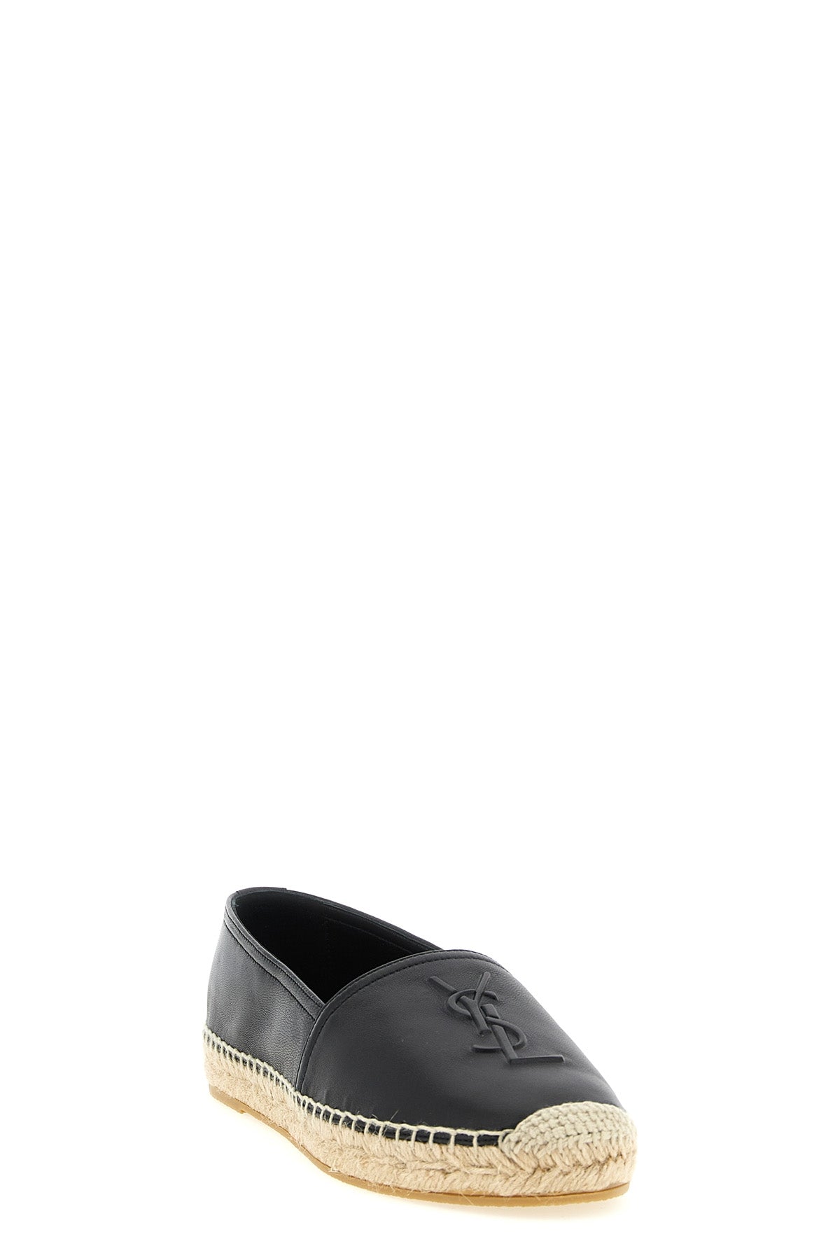 Saint Laurent - Espadrillas ’Monogram’ In Pelle