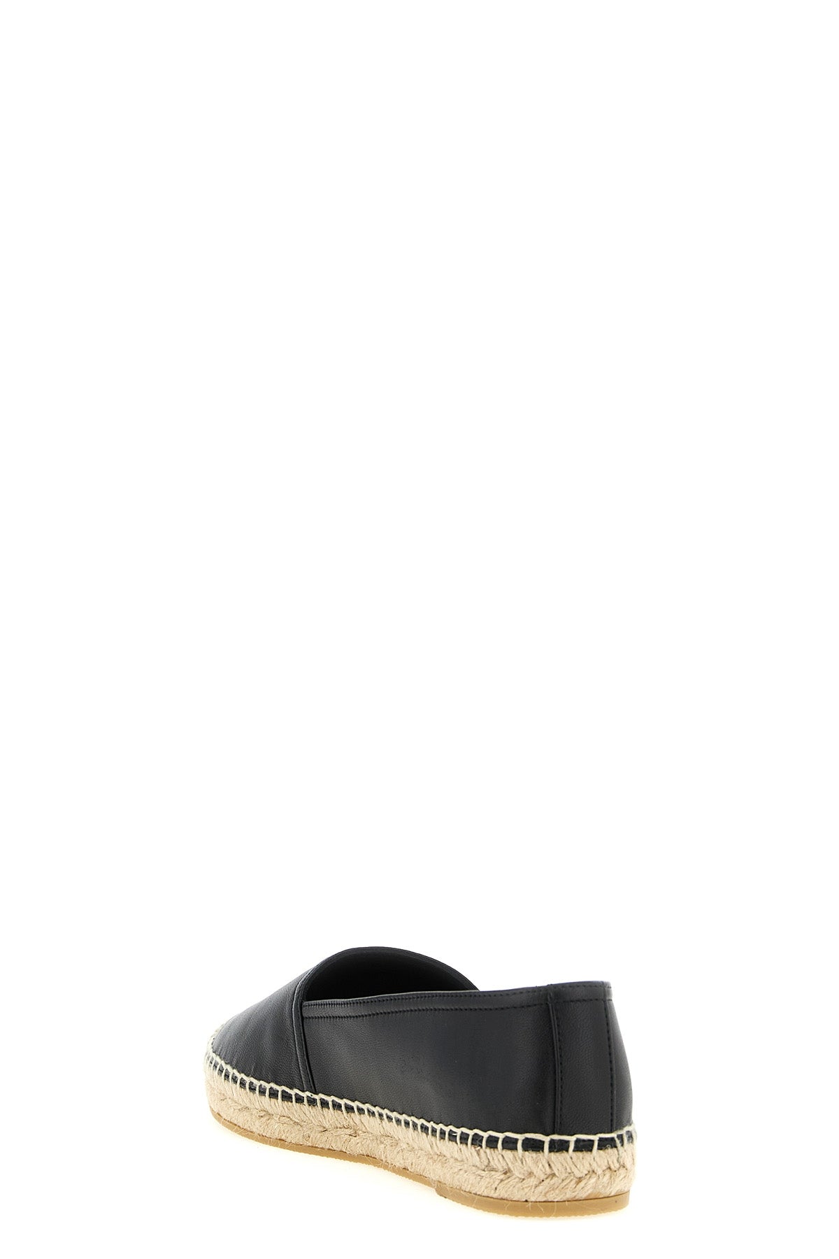 Saint Laurent - Espadrillas ’Monogram’ In Pelle