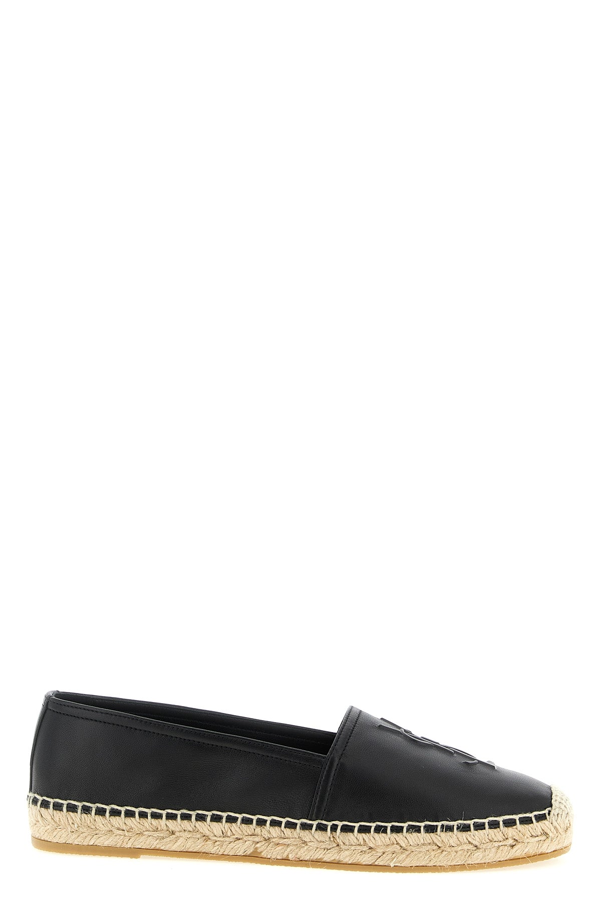 Saint Laurent - Espadrillas ’Monogram’ In Pelle