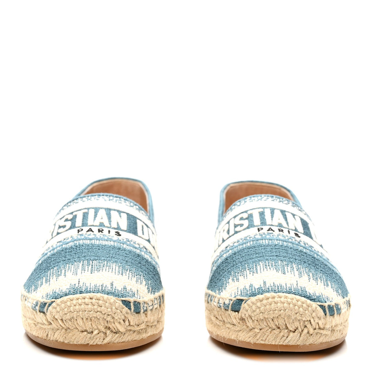 Dior - Cotton D-Stripes Embroidered Granville 15mm Espadrilles