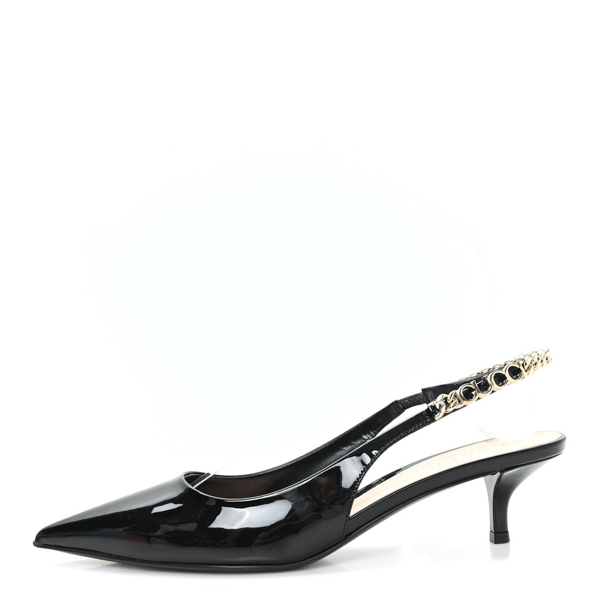 Gucci - Patent Signoria 35mm Slingback Pumps