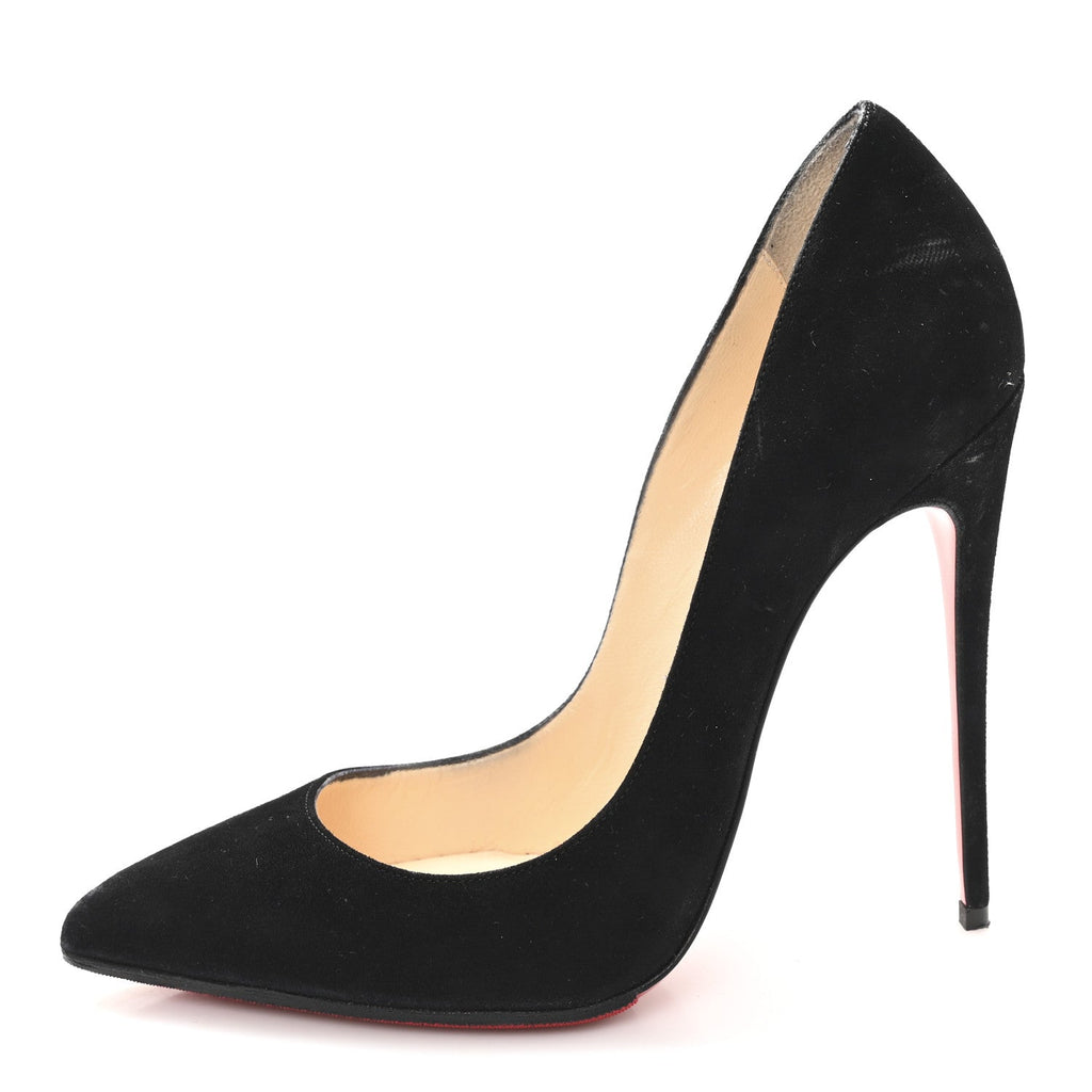 Christian Louboutin - Suede Pigalle Follies 120 Pumps