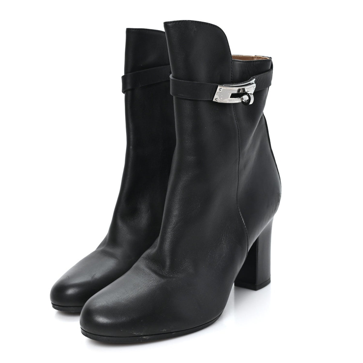 Hermès - Calfskin Saint Germain Ankle Boots