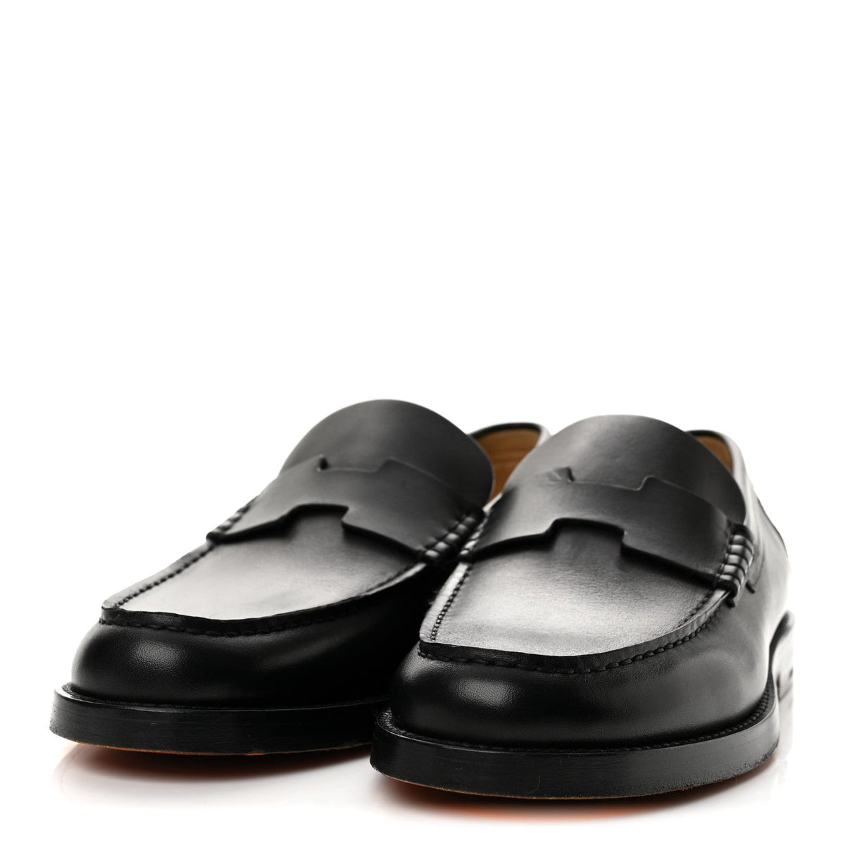 Hermès - Calfskin Charrette Loafers
