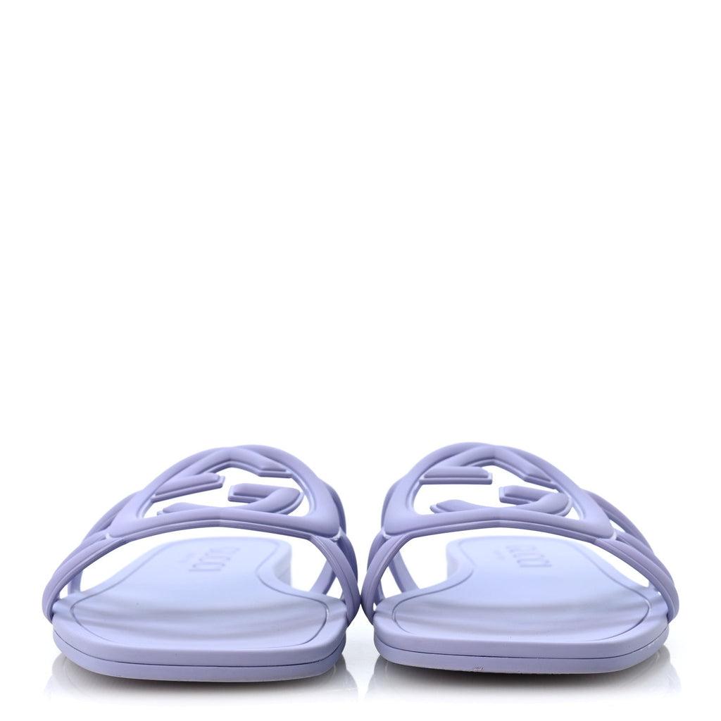 Gucci - Rubber Interlocking G Slide Sandals