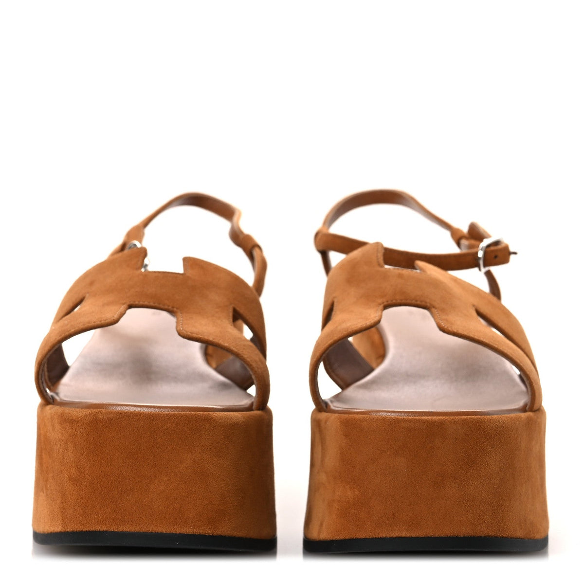 Hermès - Suede Goatskin Jam 30 Sandals