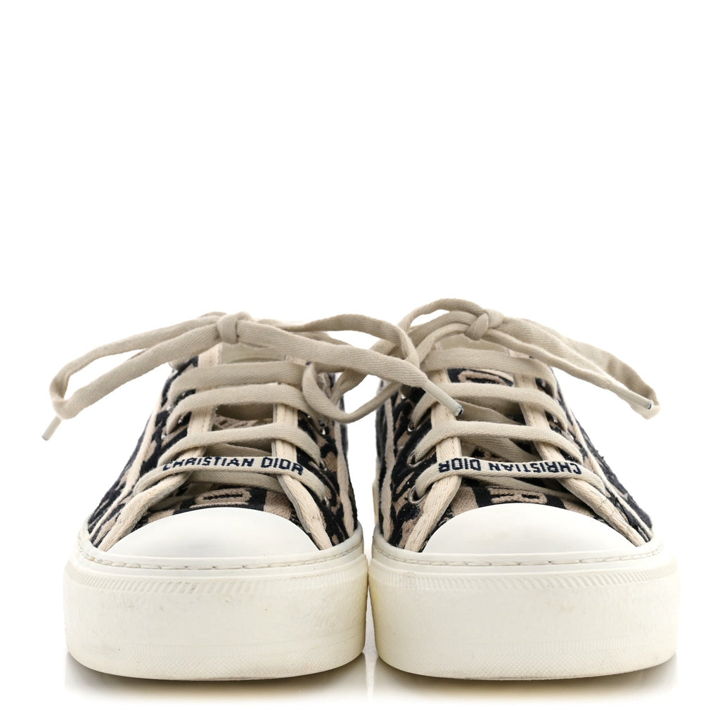Dior - Canvas Oblique Walk’N’Dior Low Top Sneakers