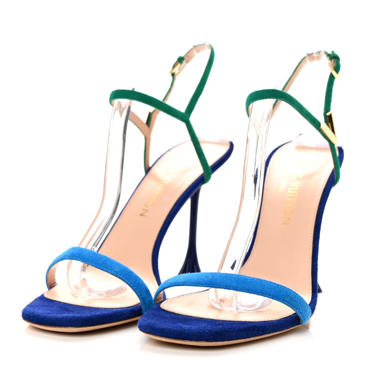 Louis Vuitton - Suede Goatskin Blossom Sandals