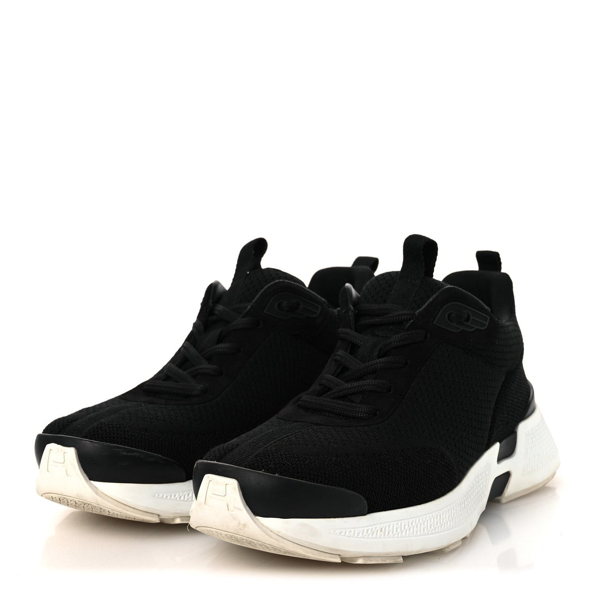 Hermès - Technical Knit Suede Heros Sneakers