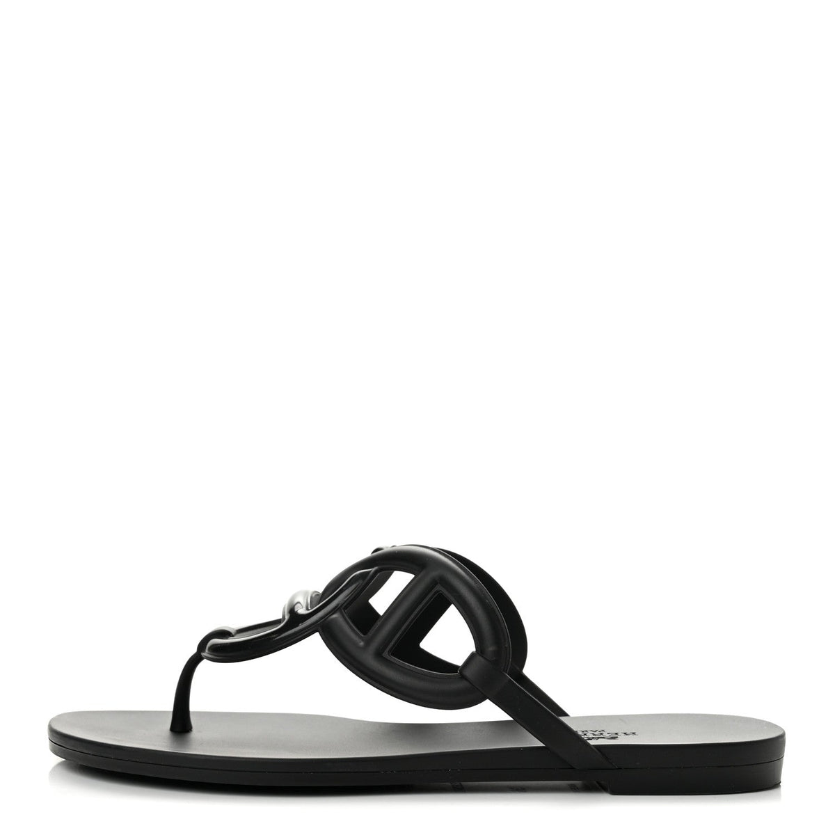 Hermès - Rubber Egerie Sandals