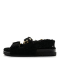 Gucci - Shearling Double G Dad Sandals