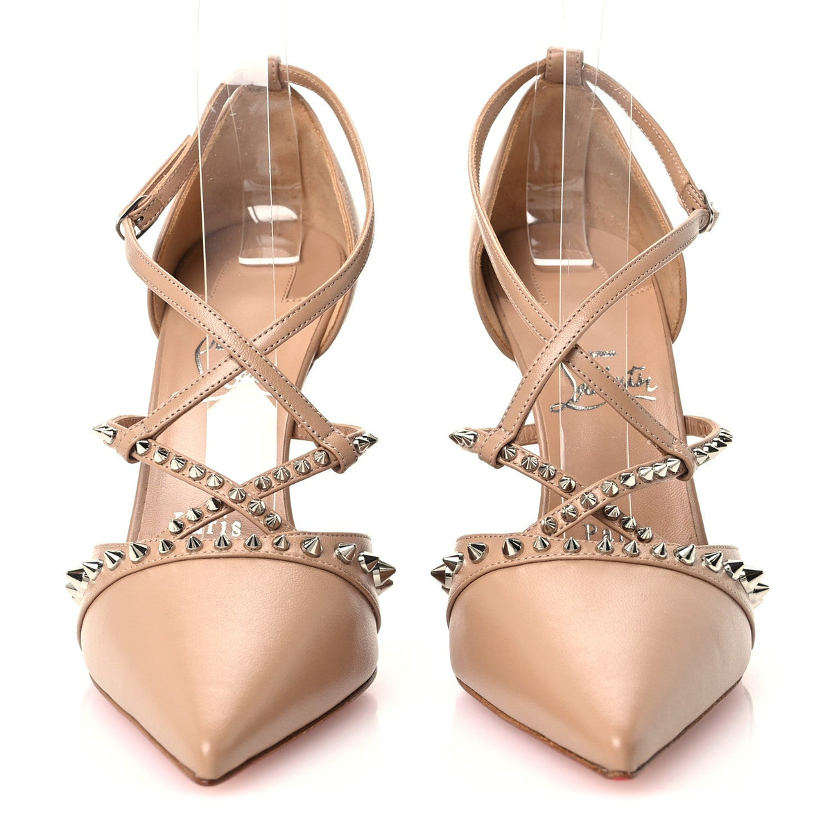 Christian Louboutin - Nappa Studded Tatooshka 100 Pumps