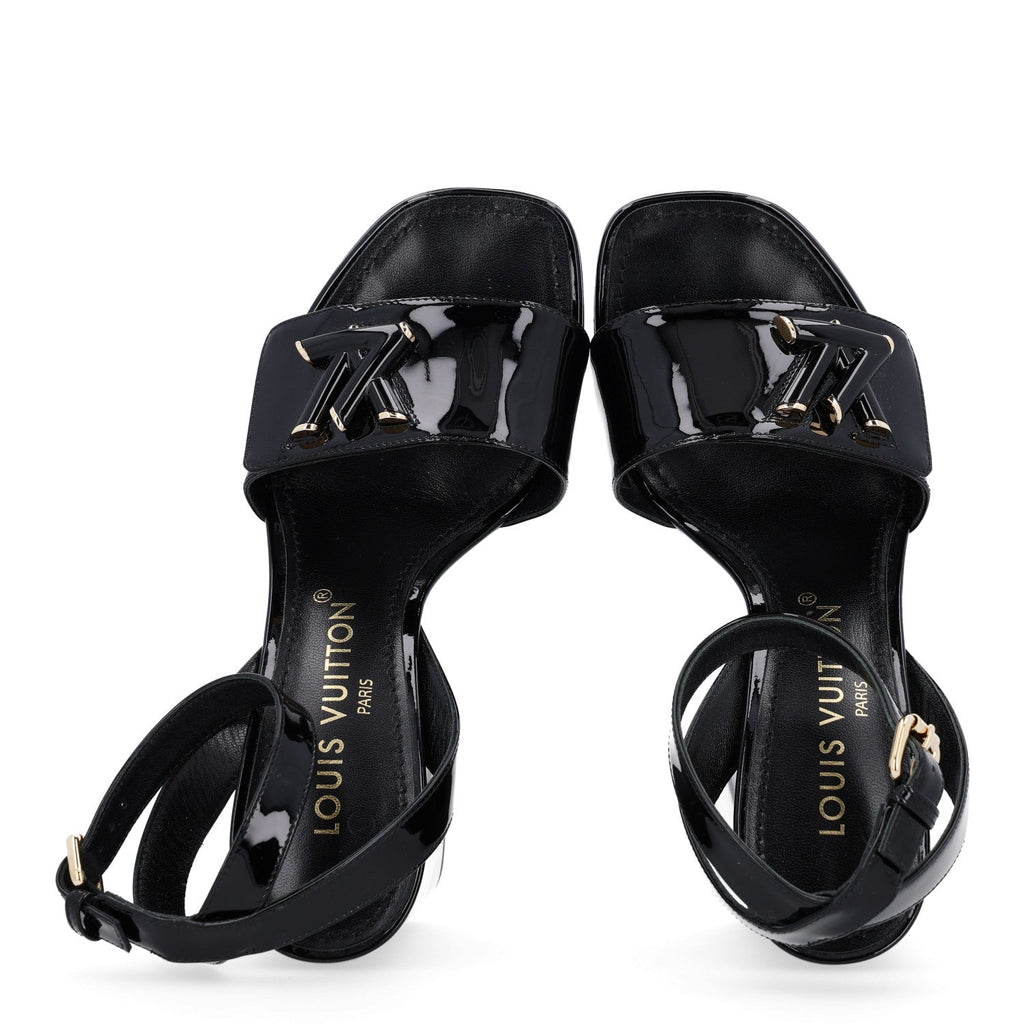 Louis Vuitton - Patent Calfskin Shake Sandals
