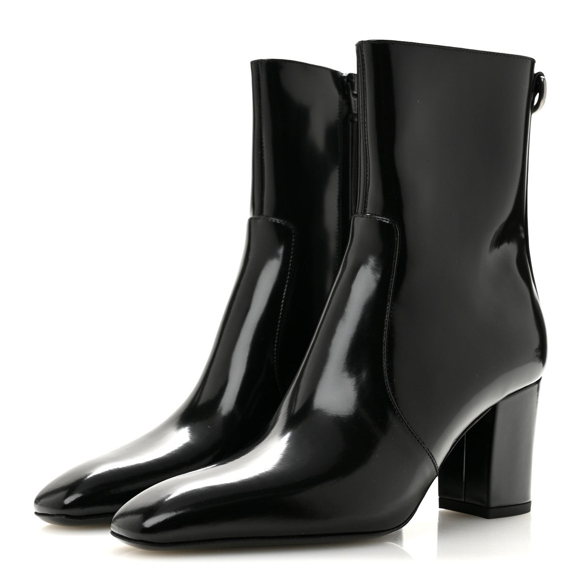 Saint Laurent - Vitello Marilyn Betty 70 Ankle Zip Boots
