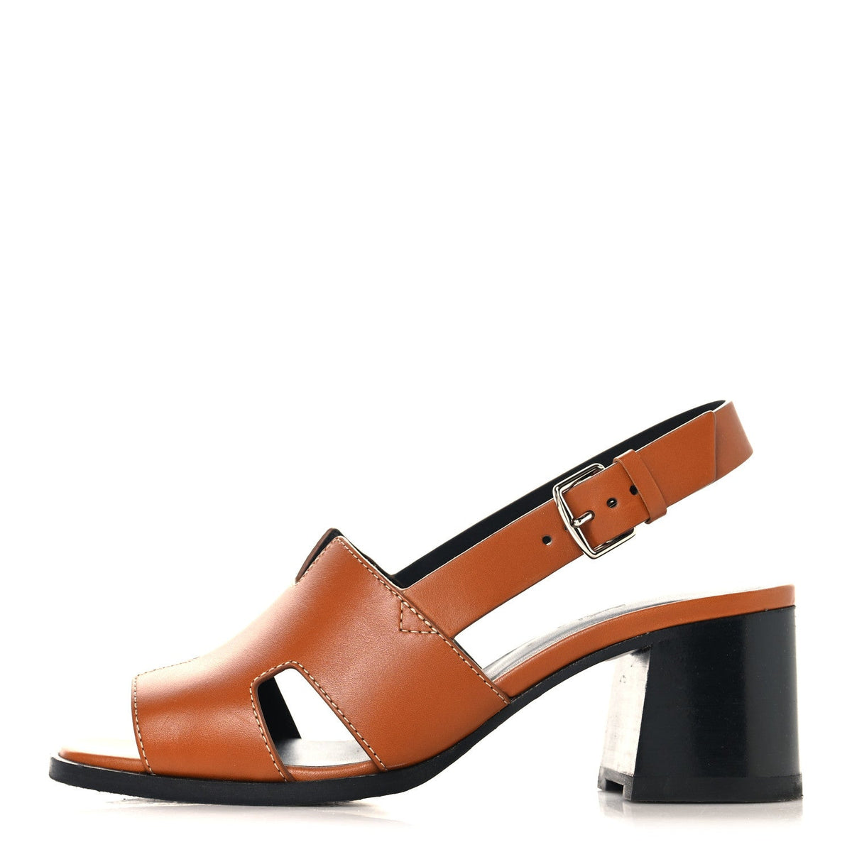 Hermès - Calfskin Elbe 60 Sandals