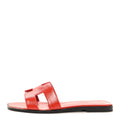 Hermès - Patent Epsom Oran Sandals