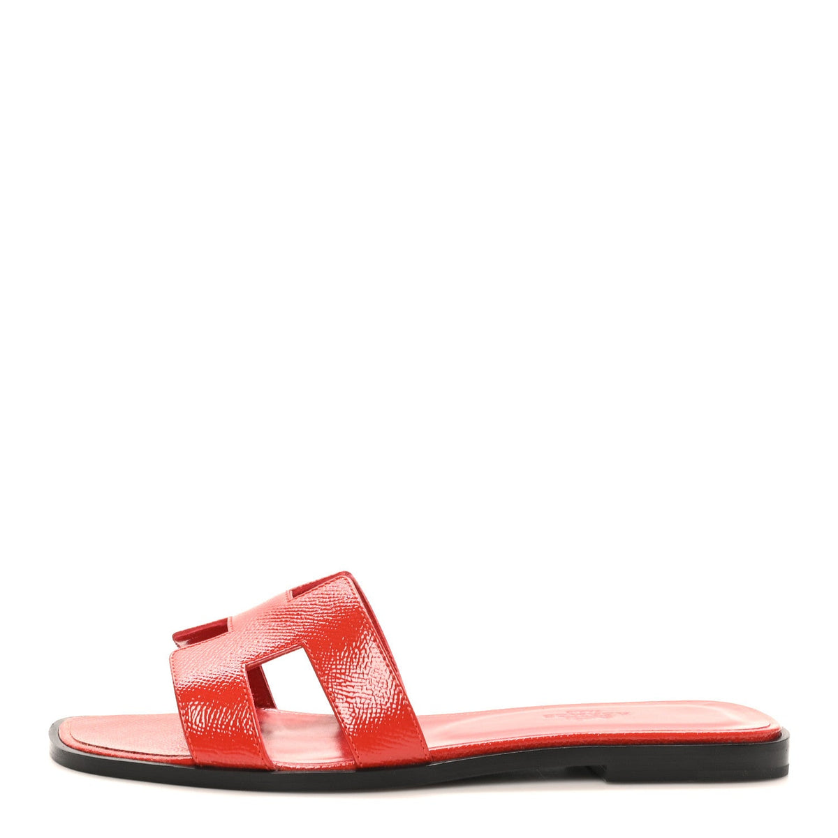 Hermès - Patent Epsom Oran Sandals