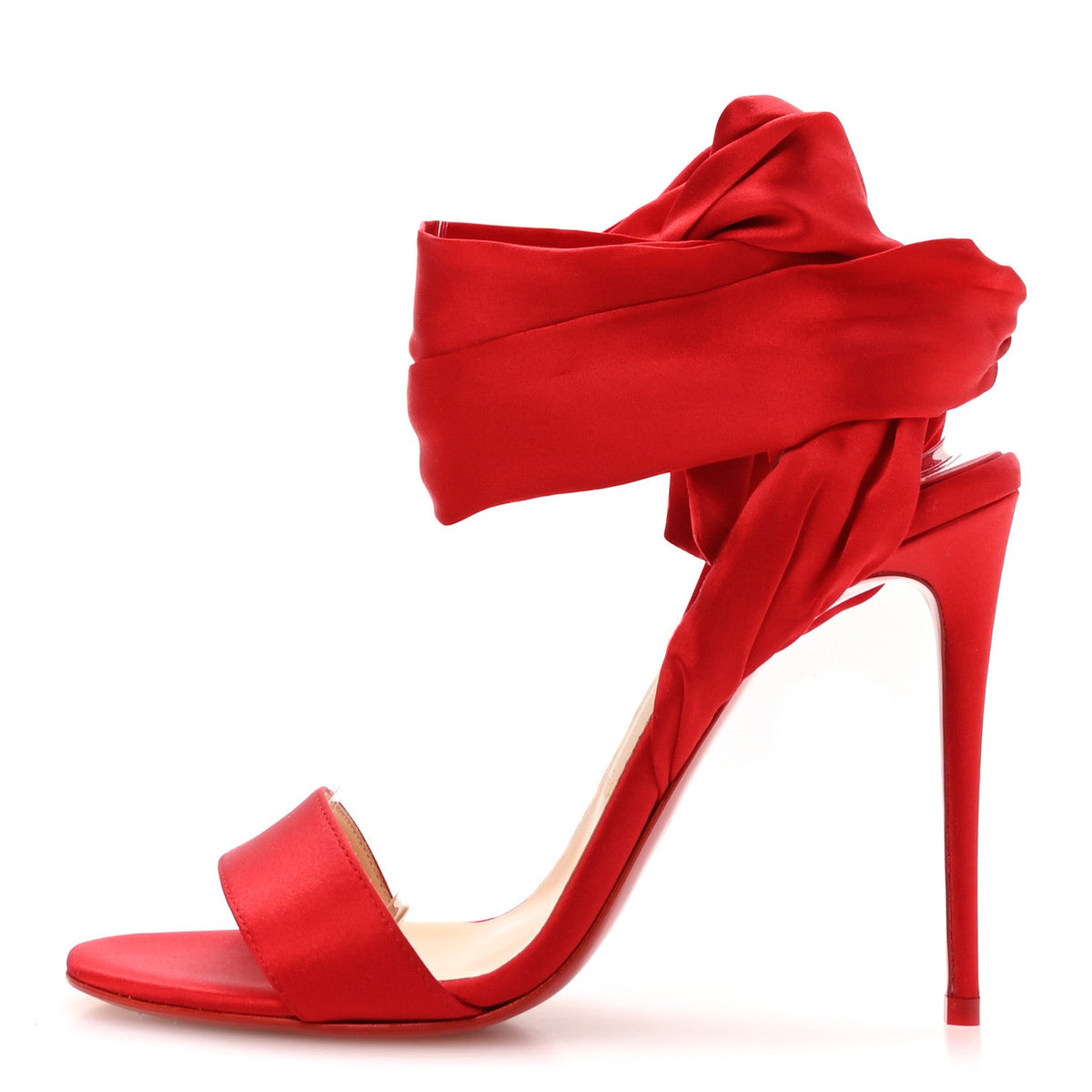 Christian Louboutin - Crepe Satin Du Desert 100 Sandal
