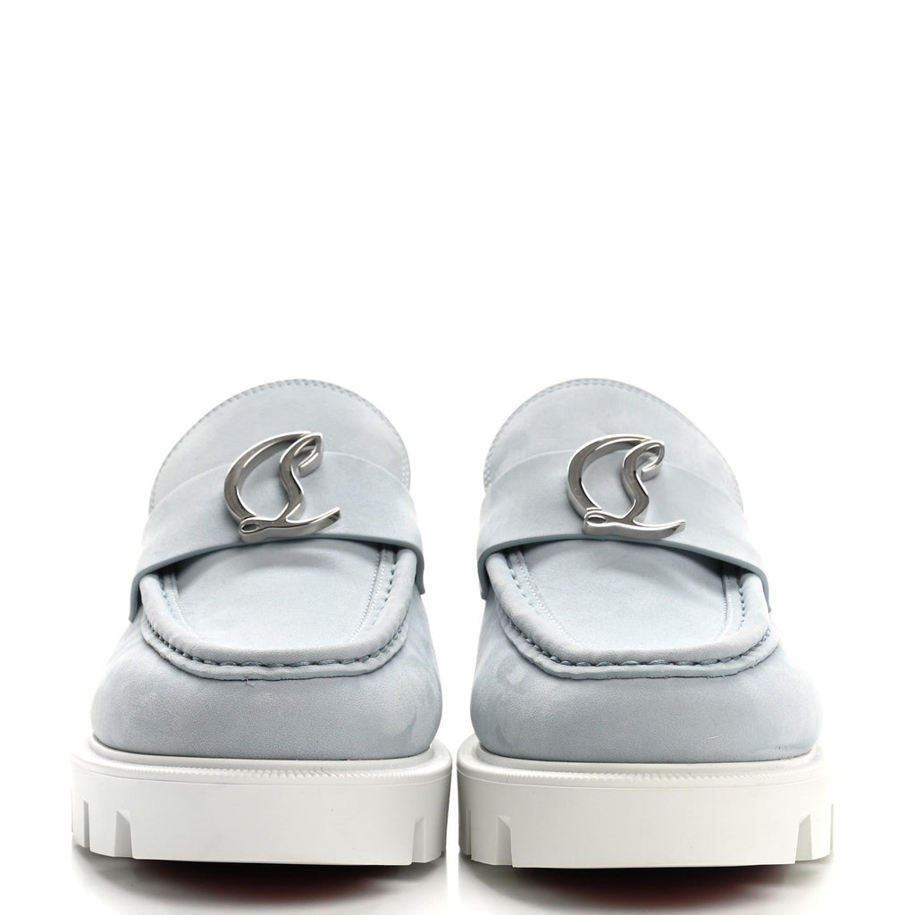 Christian Louboutin - Nubuck CL Moc Lug Flat Loafers