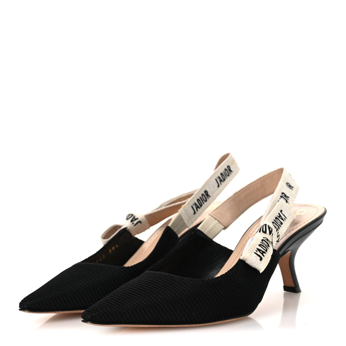 Dior - Technical Canvas Ribbon J Adior Slingback 65mm Pumps