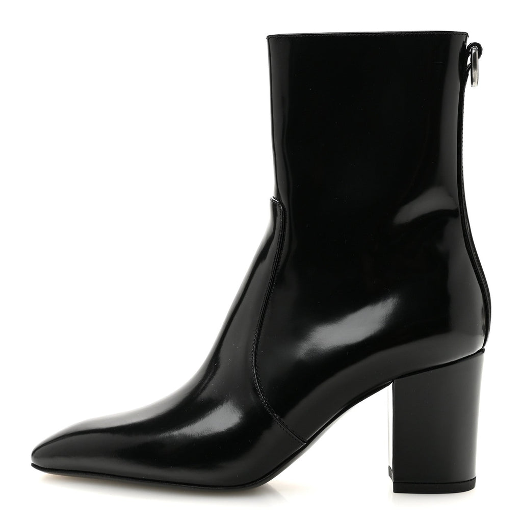 Saint Laurent - Vitello Marilyn Betty 70 Ankle Zip Boots