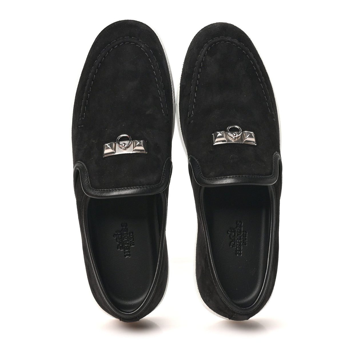 Hermès - Suede Goatskin Nappa Jour Loafers