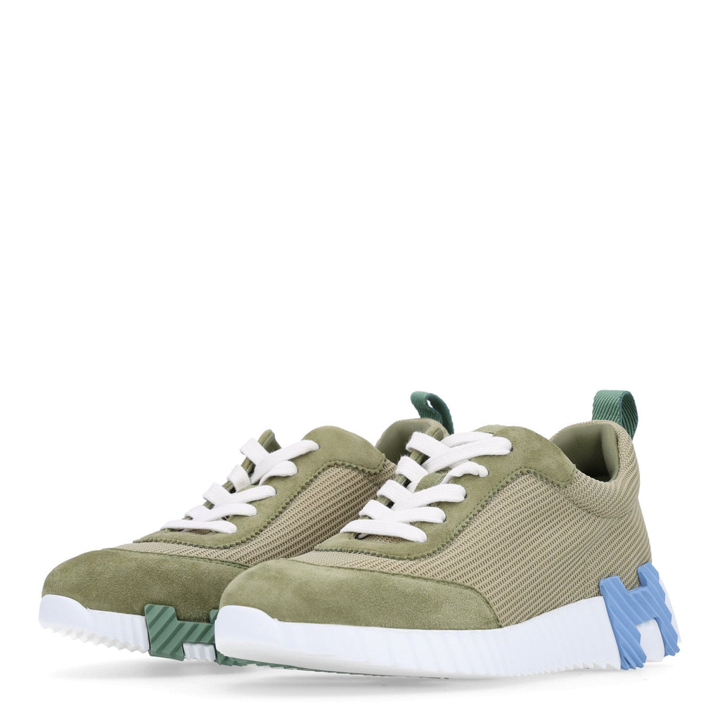 Hermès - Technical Mesh Suede Goatskin Bouncing Sneakers