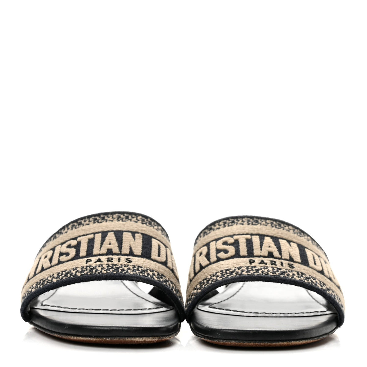 Dior - Cotton Embroidered Dway 40mm Slide Sandals