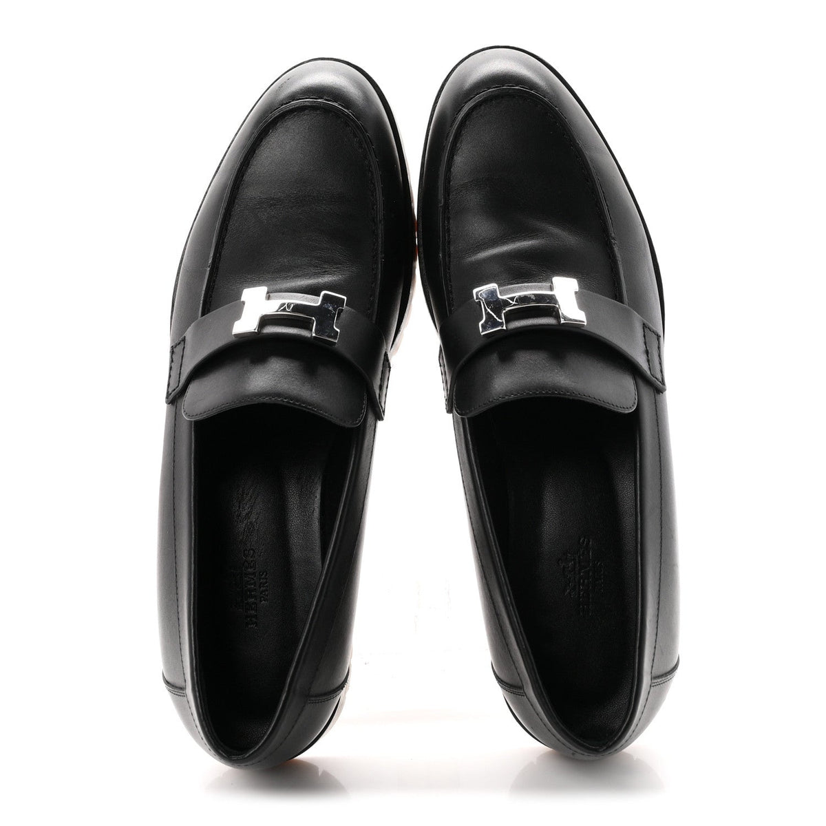 Hermès - Calfskin Faubourg Loafers