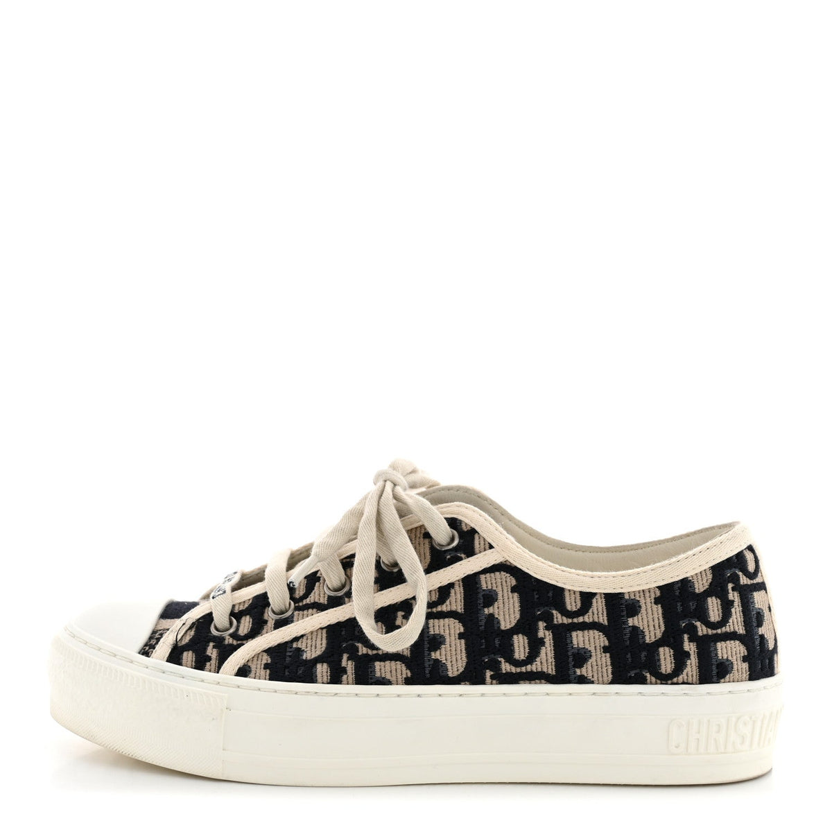Dior - Canvas Oblique Walk’N’Dior Low Top Sneakers