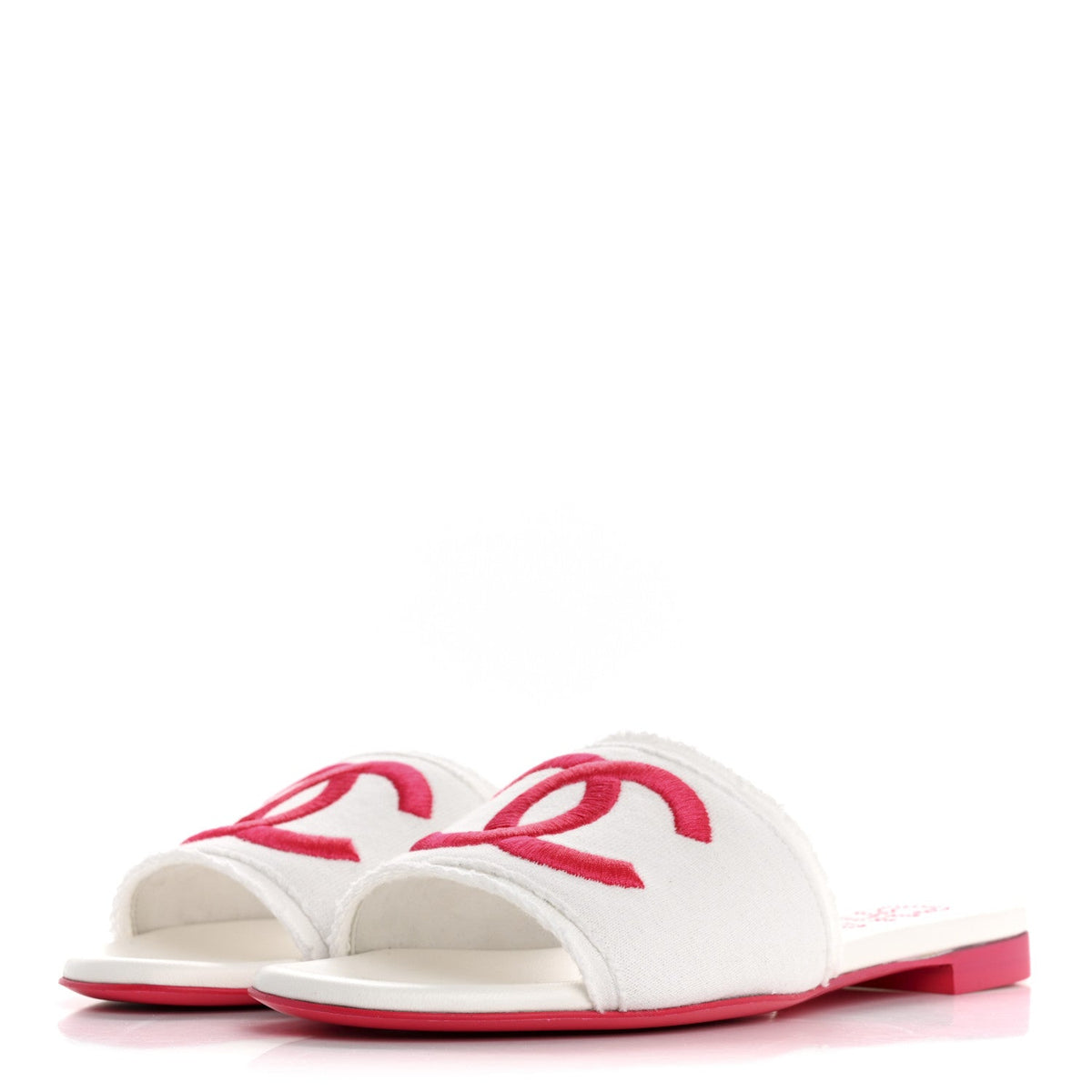 Chanel - Jersey Knit CC Mules