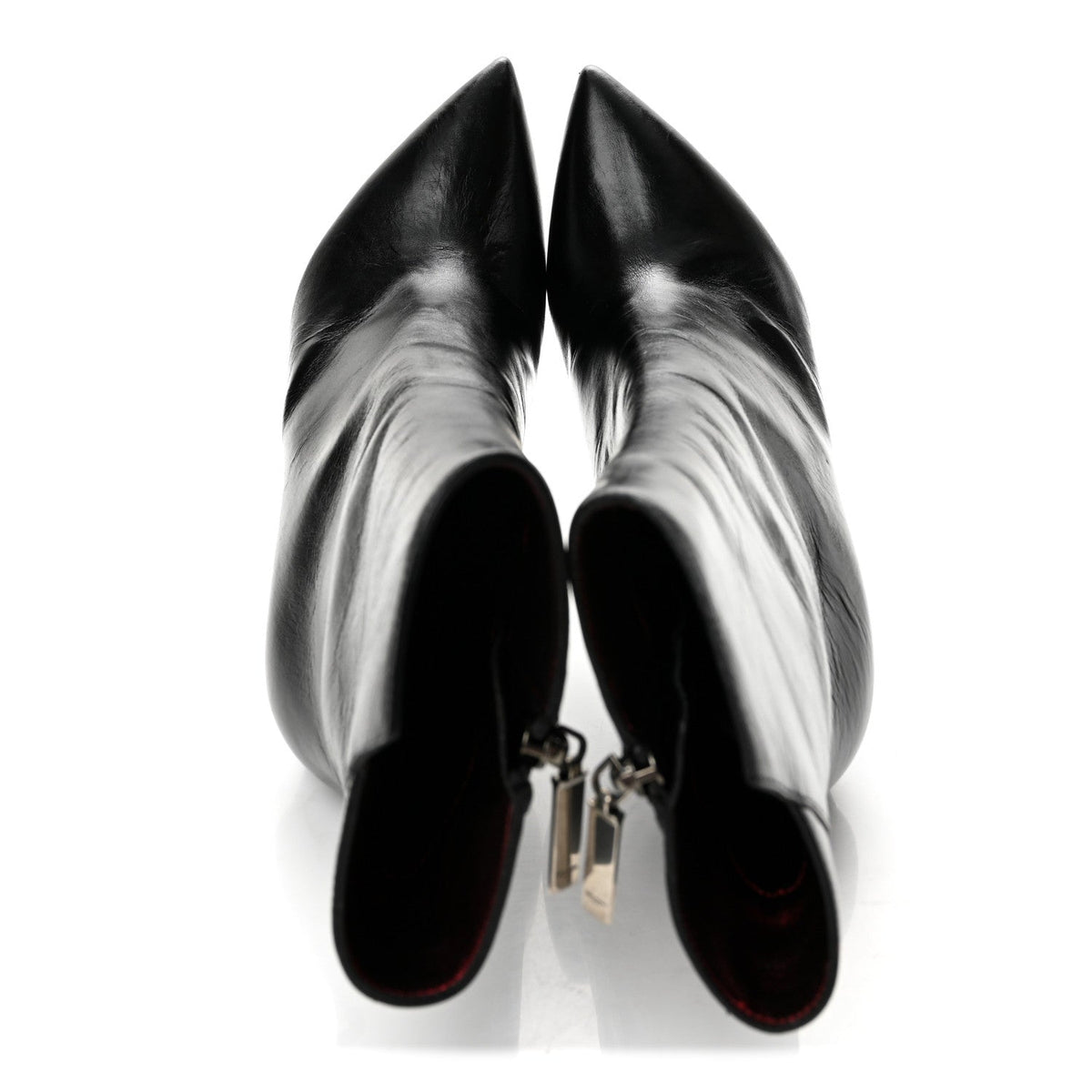 Saint Laurent - Nappa Silk Freja 105 Zip Booties